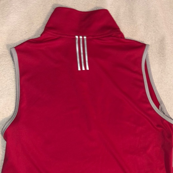 Adidas Collared Sleeveless Polo Shirt - Picture 3 of 5